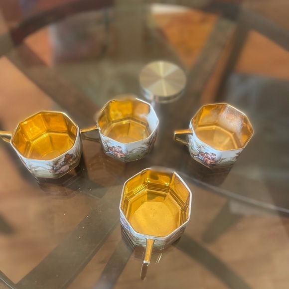 Collectors item. Antique Rosenthal porcelain tea cups - Picture 6 of 6